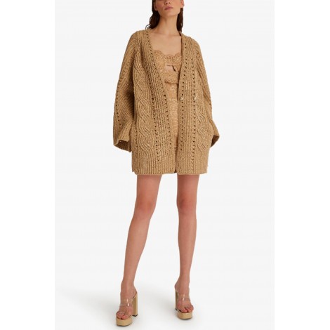 ERMANNO SCERVINO Cardigan con cristalli