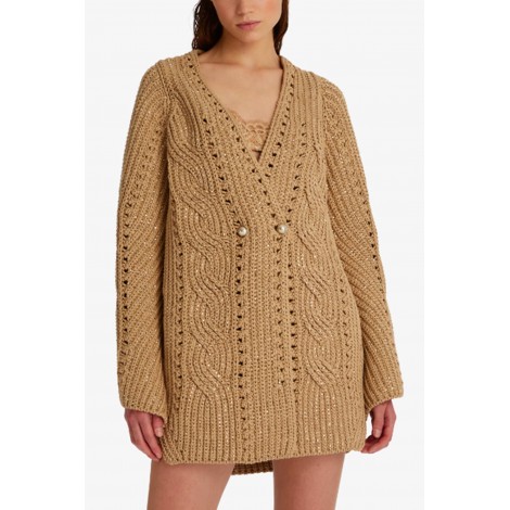 ERMANNO SCERVINO Cardigan con cristalli