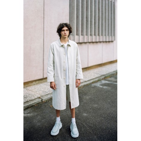 Marsèll Grassi 10000 MSL Ivory White Long Coat