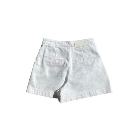 Shorts bianco in jeans