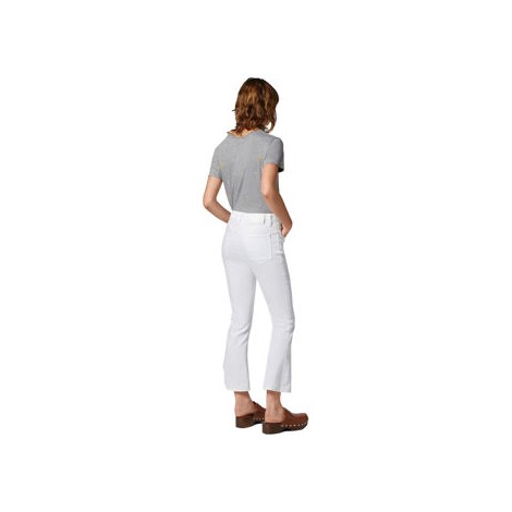 Pantalone Victoria Cropped flare in bull di cotone