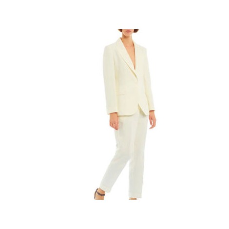 Blazer monopetto bianco