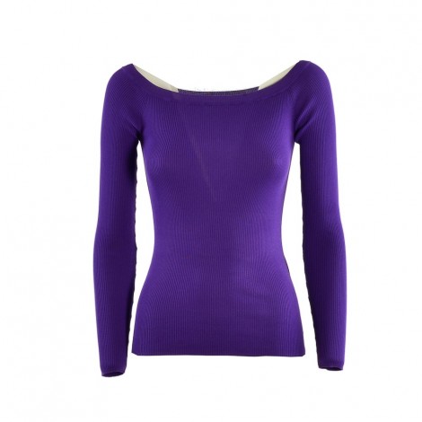 Maglia P.a.r.o.s.h. CIPRIA23 in cotone viola