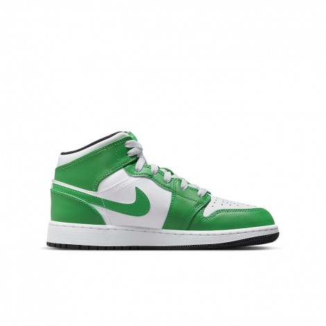 Jordan 1 Mid Lucky Green (GS)