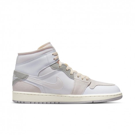 Jordan 1 Mid SE Craft Inside Out White Grey