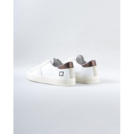 DATE Sneakers Hill Low Vintage Calf White Bronze D.A.T.E.