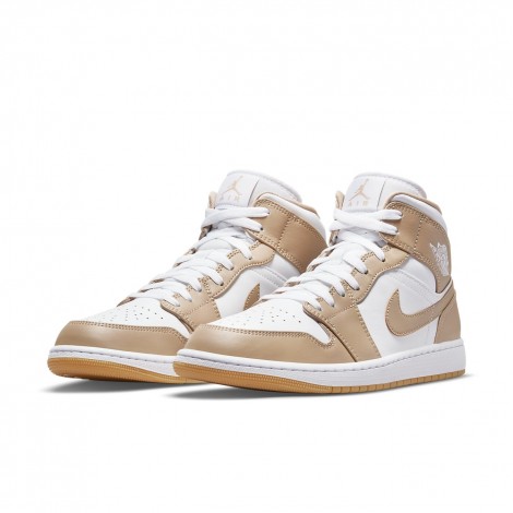 Jordan 1 Mid Tan Gum