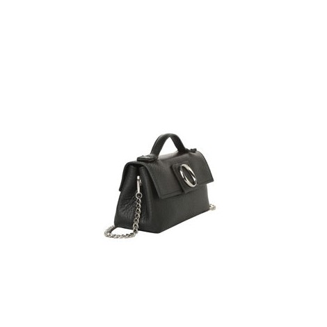 Mini bag Basset Soft in pelle con tracolla