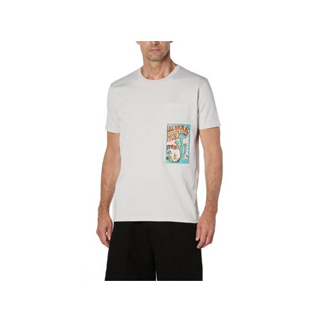 T-shirt con stampa applicata