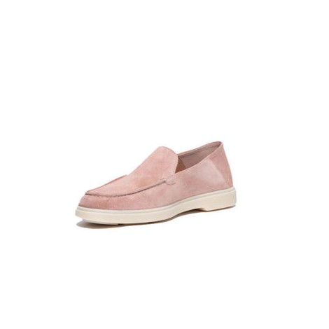 Mocassino da donna in suede rosa