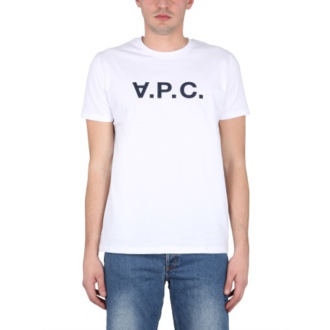 a.p.c. t-shirt with v.p.c logo