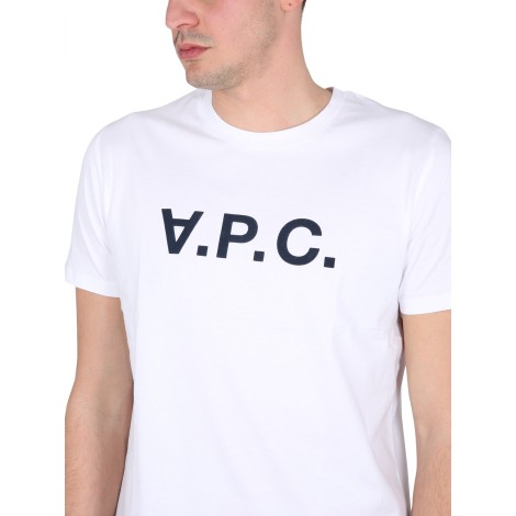 a.p.c. t-shirt with v.p.c logo