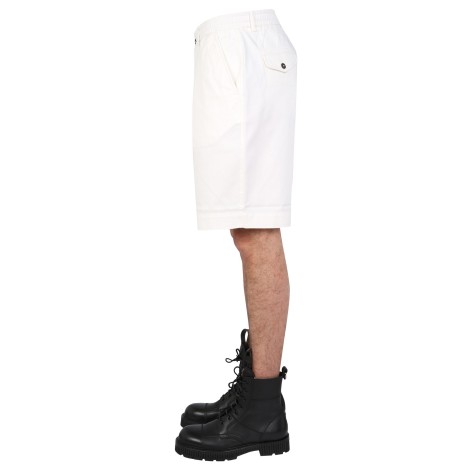 universal works cotton bermuda shorts