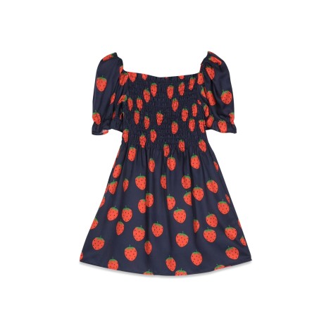 mini rodini strawberries allover p s/s dress