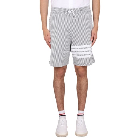 thom browne striped bermuda shorts