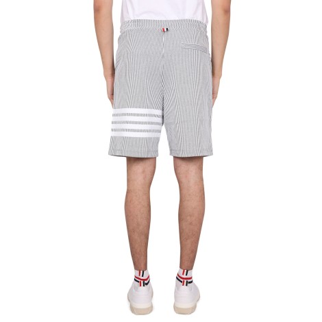 thom browne striped bermuda shorts