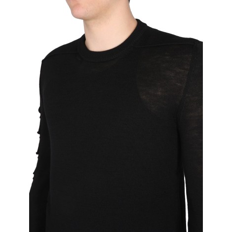 rick owens mesh with cut-out details