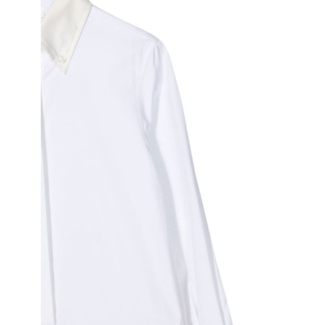 thom browne pleated bottom shirtdress