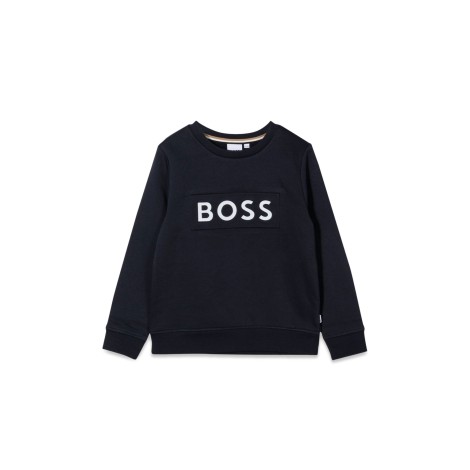 boss logo crewneck sweatshirt