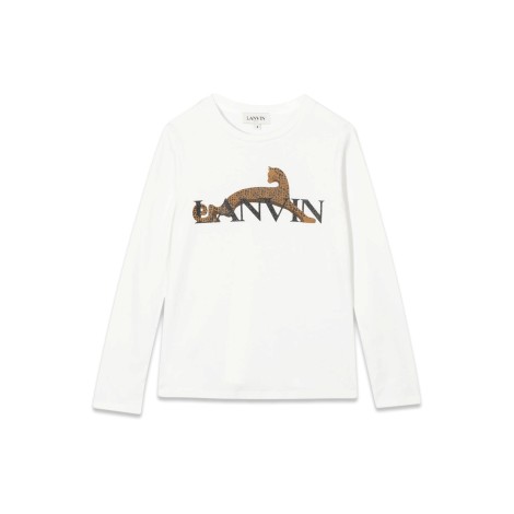 lanvin logo long sleeve t-shirt