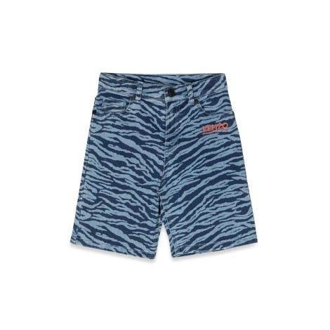 kenzo fancy bermuda shorts