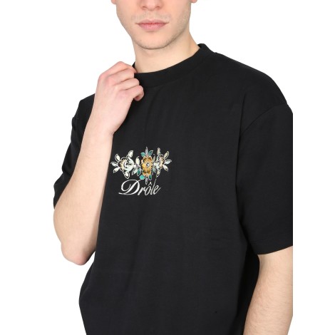 drôle de monsieur t-shirt drole fleuri