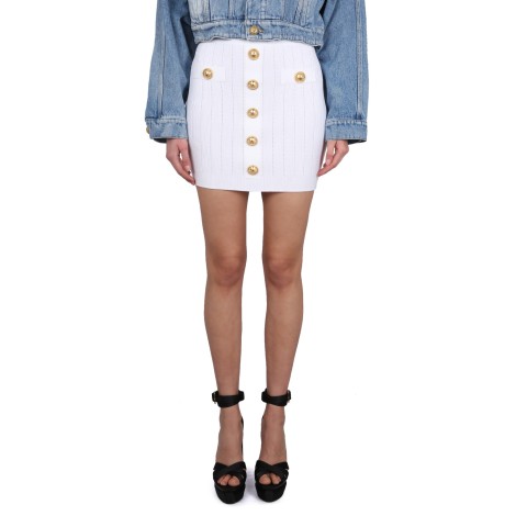 balmain mini skirt