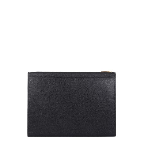 thom browne medium document holder with zip