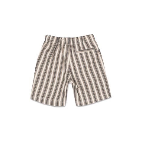 il gufo striped bermuda shorts