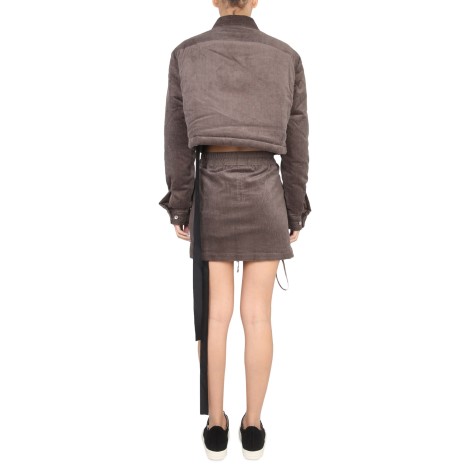 rick owens drkshdw cropped jacket