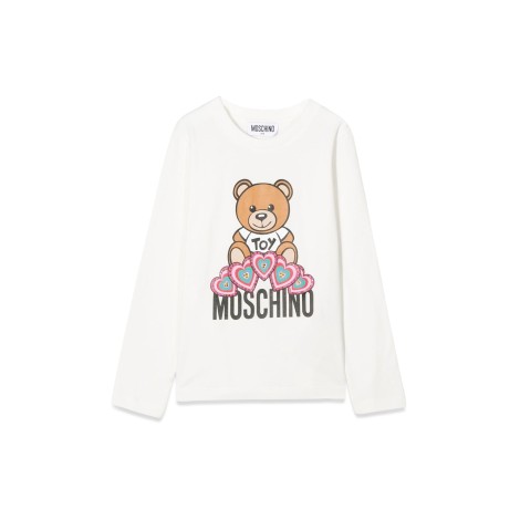 moschino teddy bear long sleeve t-shirt