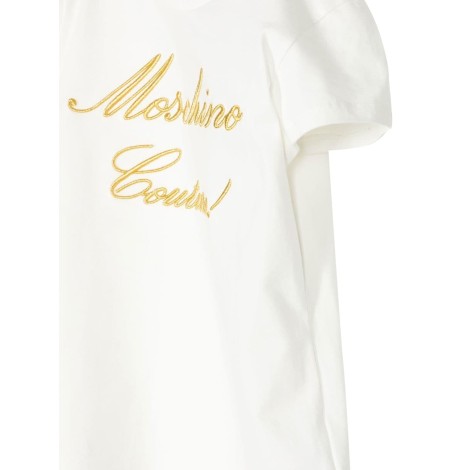 moschino short sleeve logo t-shirt