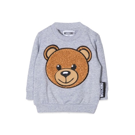 moschino felpa teddy bear con ricamo