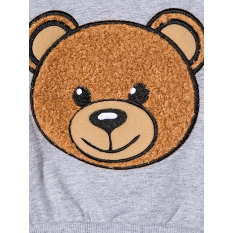 moschino felpa teddy bear con ricamo