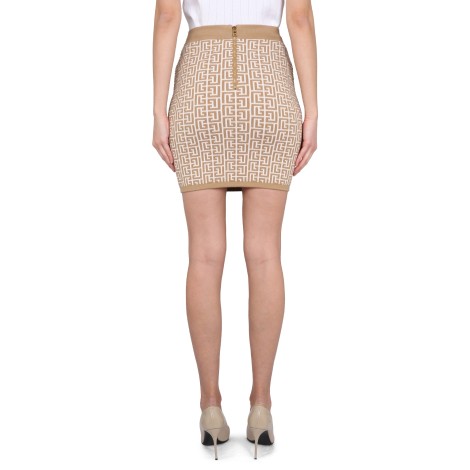 balmain mini skirt