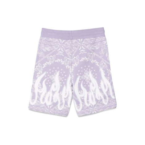 vision of super lilac shorts kids with bandana print