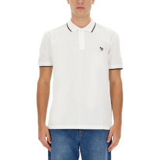 ps by paul smith polo shirt with zebra patch