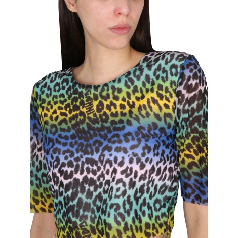 ganni top animalier