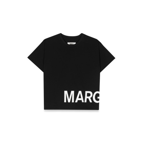 mm6 maison margiela mc logo t-shirt at the bottom