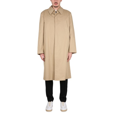 mm6 maison margiela cotton trench coat