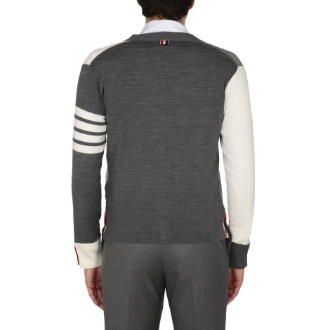 thom browne merino wool cardigan