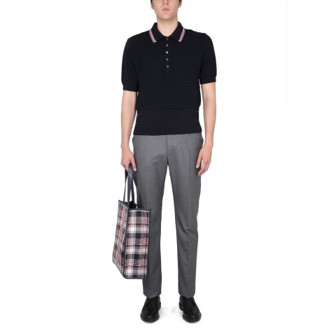 thom browne polo rwb stripe