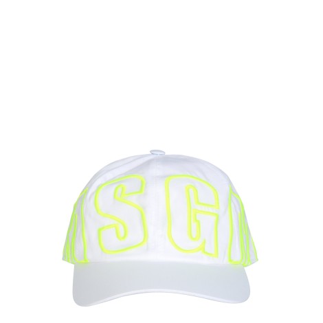 msgm maxi logo baseball cap 