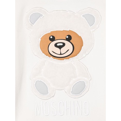 moschino abito a felpa con teddy bear