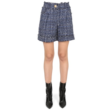 balmain tweed shorts