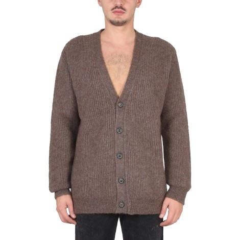 maison margiela v-neck cardigan