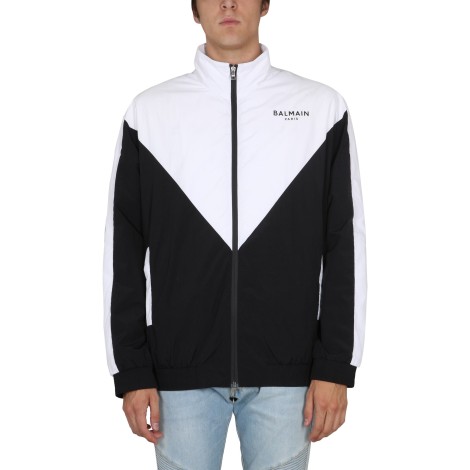 balmain sports jacket with logo