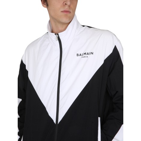 balmain sports jacket with logo