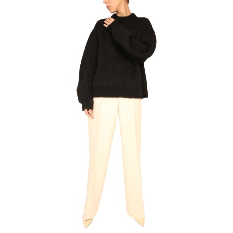 jil sander high waist trousers