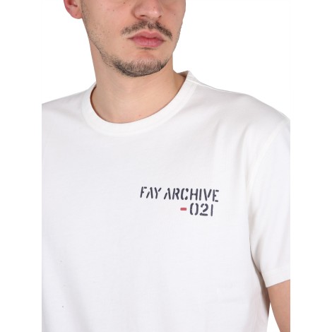 fay t-shirt with logo